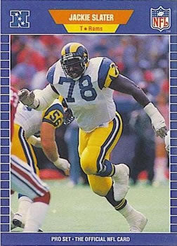 #207 Jackie Slater - Los Angeles Rams - 1989 Pro Set Football