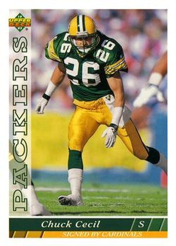 #207 Chuck Cecil - Phoenix Cardinals - 1993 Upper Deck Football