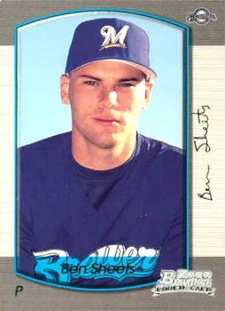 #207 Ben Sheets - Milwaukee Brewers - 2000 Bowman Baseball