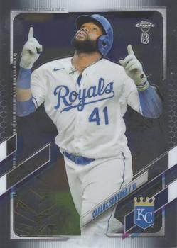 #207 Carlos Santana - Kansas City Royals - 2021 Topps Chrome Ben Baller Edition Baseball
