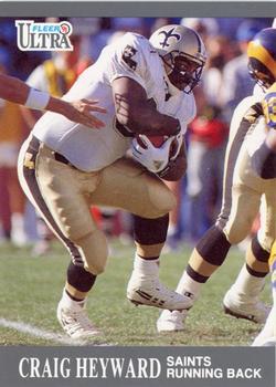 #207 Craig Heyward - New Orleans Saints - 1991 Ultra Football