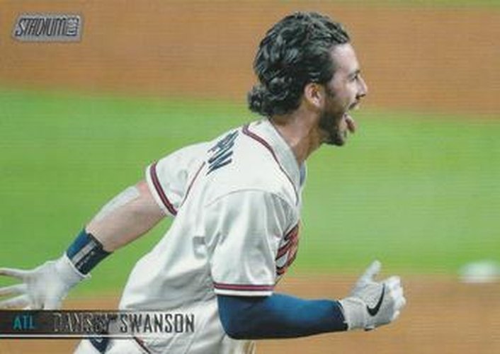 #207 Dansby Swanson - Atlanta Braves - 2021 Stadium Club Baseball