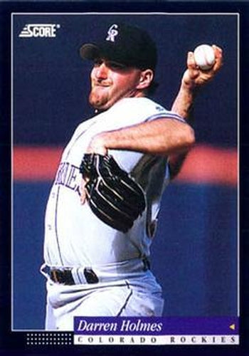 #207 Darren Holmes - Colorado Rockies -1994 Score Baseball