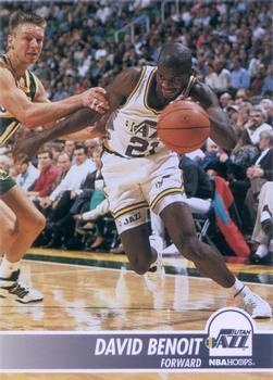 #207 David Benoit - Utah Jazz - 1994-95 Hoops Basketball