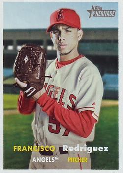 #207 Francisco Rodriguez - Los Angeles Angels - 2006 Topps Heritage Baseball