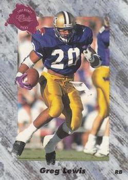 #207 Greg Lewis - Denver Broncos - 1991 Classic Four Sport