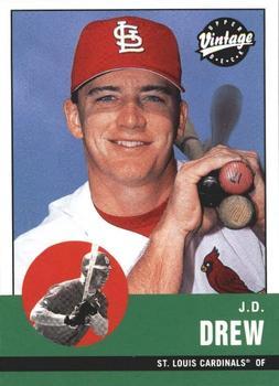 #207 J.D. Drew - St. Louis Cardinals - 2001 Upper Deck Vintage Baseball