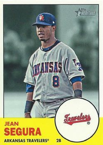 #207 Jean Segura - Arkansas Travelers - 2012 Topps Heritage Minor League Baseball