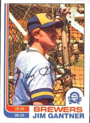 #207 Jim Gantner - Milwaukee Brewers - 1982 O-Pee-Chee Baseball