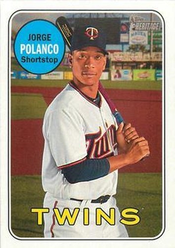 #207 Jorge Polanco - Minnesota Twins - 2018 Topps Heritage Baseball