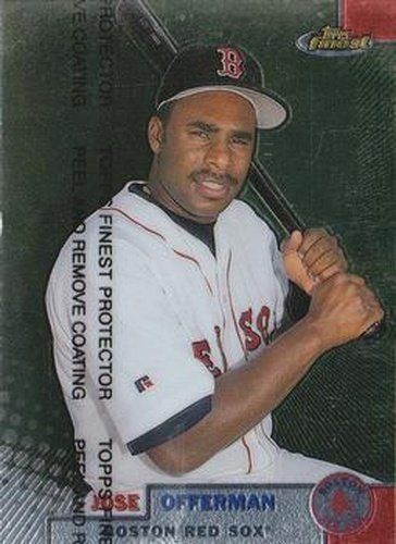 #207 Jose Offerman - Boston Red Sox - 1999 Finest Baseball