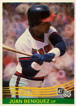 #207 Juan Beniquez - California Angels - 1984 Donruss Baseball