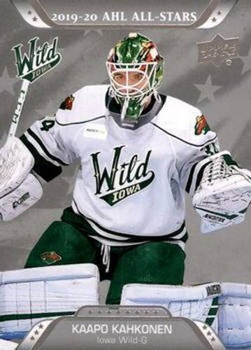 #207 Kaapo Kahkonen - Iowa Wild - 2020-21 Upper Deck AHL Hockey