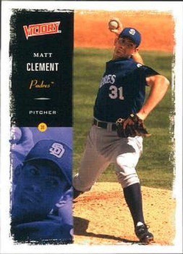 #207 Matt Clement - San Diego Padres - 2000 Upper Deck Victory Baseball
