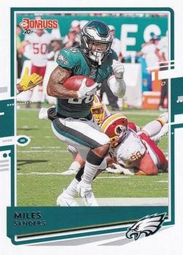 #207 Miles Sanders - Philadelphia Eagles - 2020 Donruss Football