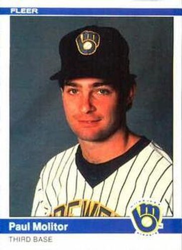 #207 Paul Molitor - Milwaukee Brewers - 1984 Fleer Baseball