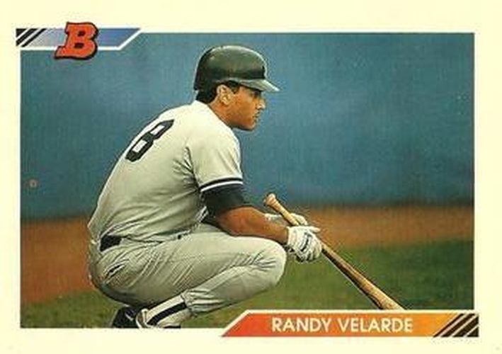 #207 Randy Velarde - New York Yankees - 1992 Bowman Baseball