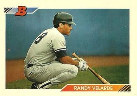 #207 Randy Velarde - New York Yankees - 1992 Bowman Baseball