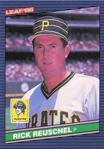 #207 Rick Reuschel - Pittsburgh Pirates - 1986 Leaf Baseball