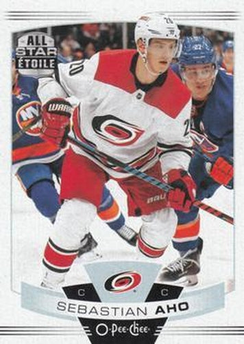 #207 Sebastian Aho - Carolina Hurricanes - 2019-20 O-Pee-Chee Hockey