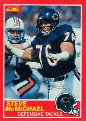 #207 Steve McMichael - Chicago Bears - 1989 Score Football