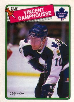 #207 Vincent Damphousse - Toronto Maple Leafs - 1988-89 O-Pee-Chee Hockey