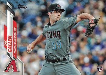 #207 Zac Gallen - Arizona Diamondbacks - 2020 Topps Baseball