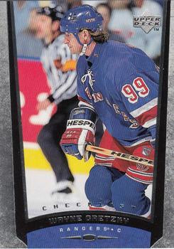 #207 Wayne Gretzky - New York Rangers - 1998-99 Upper Deck Hockey