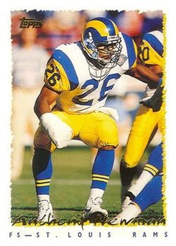 #207 Anthony Newman - St. Louis Rams - 1995 Topps Football