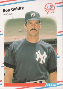 #207 Ron Guidry - New York Yankees - 1988 Fleer Baseball