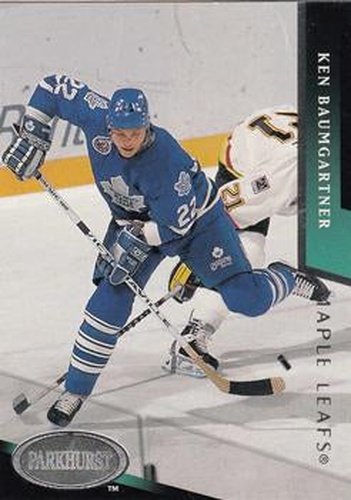 #207 Ken Baumgartner - Toronto Maple Leafs - 1993-94 Parkhurst Hockey