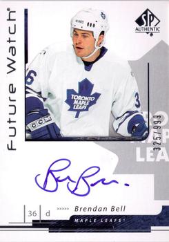 #207 Brendan Bell - Toronto Maple Leafs - 2006-07 SP Authentic Hockey