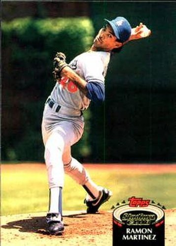 #207 Ramon Martinez - Los Angeles Dodgers - 1992 Stadium Club Baseball