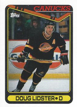 #207 Doug Lidster - Vancouver Canucks - 1990-91 Topps Hockey