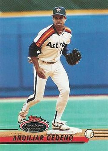 #207 Andujar Cedeno - Houston Astros - 1993 Stadium Club Baseball