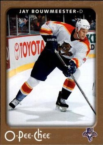 #207 Jay Bouwmeester - Florida Panthers - 2006-07 O-Pee-Chee Hockey