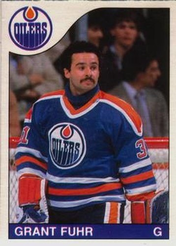 #207 Grant Fuhr - Edmonton Oilers - 1985-86 O-Pee-Chee Hockey