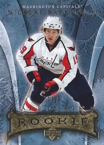 #207 Nicklas Backstrom - Washington Capitals - 2007-08 Upper Deck Artifacts Hockey