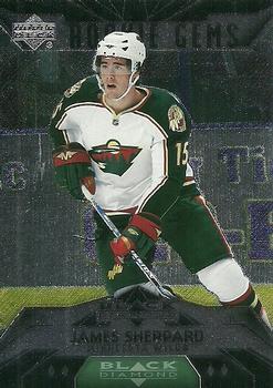 #207 James Sheppard - Minnesota Wild - 2007-08 Upper Deck Black Diamond Hockey