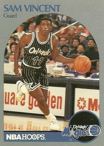 #223 Sam Vincent - Orlando Magic - 1990-91 Hoops Basketball