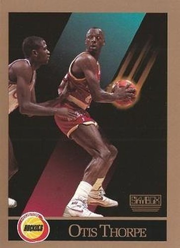 #112a Otis Thorpe - Houston Rockets - 1990-91 SkyBox Basketball
