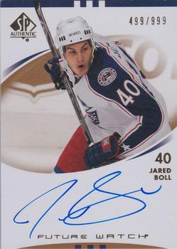 #208 Jared Boll - Columbus Blue Jackets - 2007-08 SP Authentic Hockey
