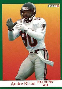 #208 Andre Rison - Atlanta Falcons - 1991 Fleer Football