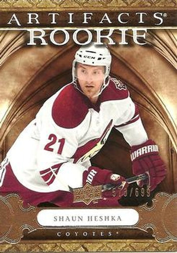 #208 Shaun Heshka - Phoenix Coyotes - 2009-10 Upper Deck Artifacts Hockey