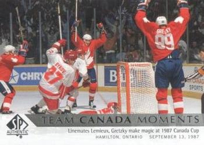 #208 Wayne Gretzky / Mario Lemieux - Canada - 2012-13 SP Authentic Hockey