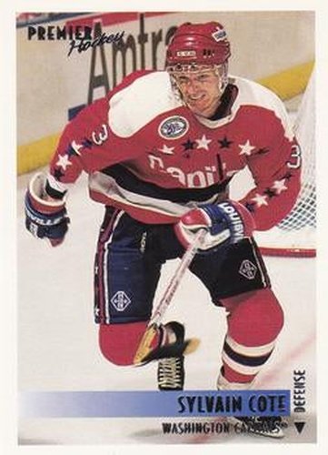 #208 Sylvain Cote - Washington Capitals - 1994-95 O-Pee-Chee Premier Hockey