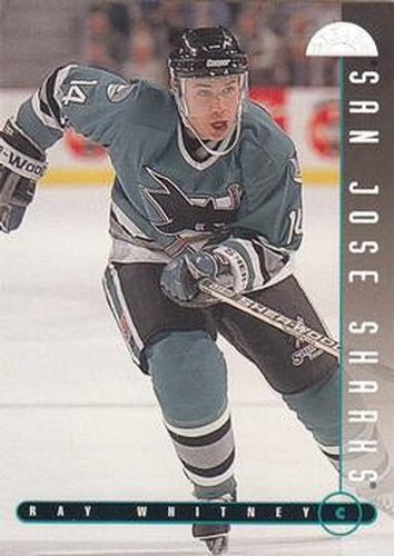 #208 Ray Whitney - San Jose Sharks - 1995-96 Leaf Hockey