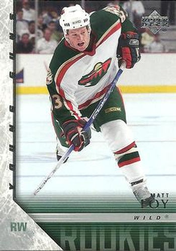 #208 Matt Foy - Minnesota Wild - 2005-06 Upper Deck Hockey