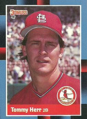 #208 Tommy Herr - St. Louis Cardinals - 1988 Donruss Baseball