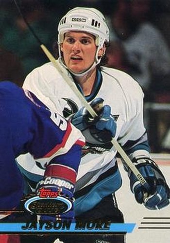 #208 Jayson More - San Jose Sharks - 1993-94 Stadium Club Hockey